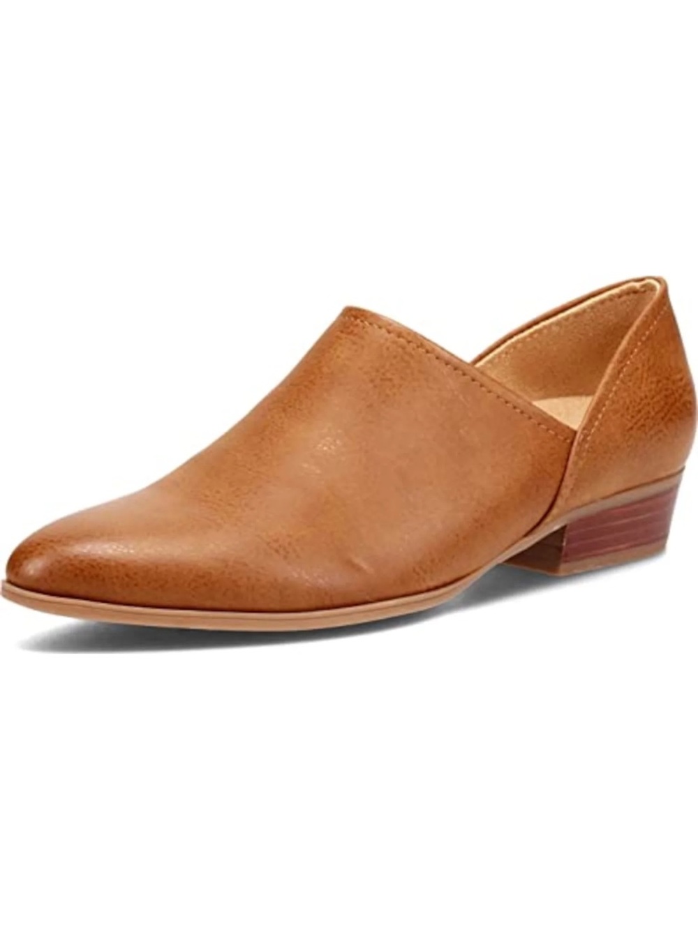 NATURALIZER Womens Brown Comfort Non-Slip Carlyn Block Heel Slip On Shootie 6 W